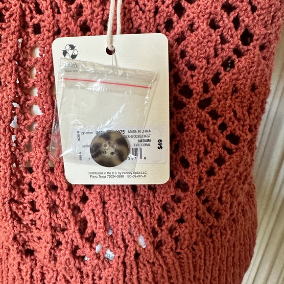 NWT - JCP Crochet Twin Set Size M - Picture 6 of 9